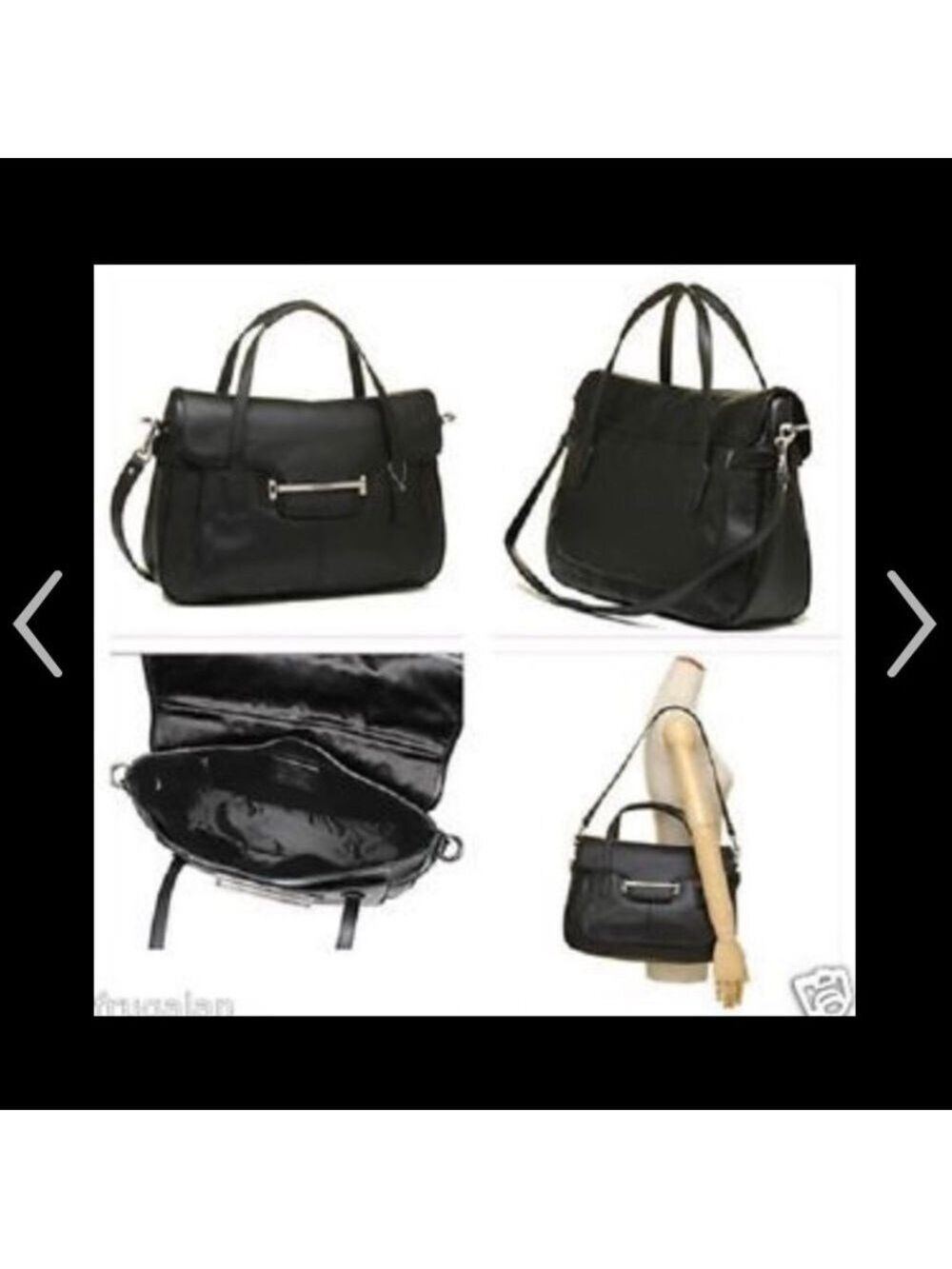 COACH Black “Taylor” Handbag/ Crossbody Large Black Leather Perfect Condition - Picture 2 of 7